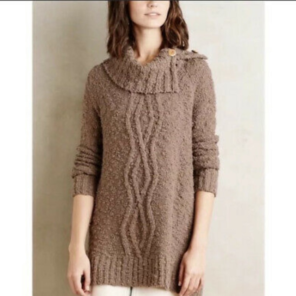 Anthropologie MOTH cowl neck sweater